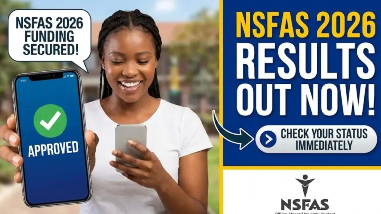 NSFAS Confirms Eligibility Results For 2026 Funding Academic Year