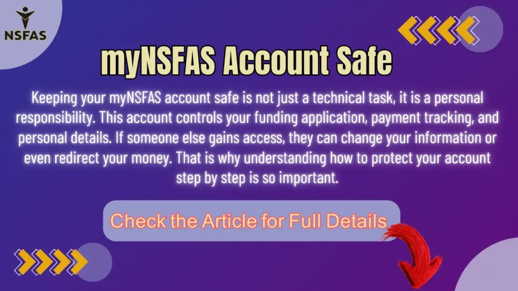 How to Check myNSFAS Account Safe Step by Step Details  