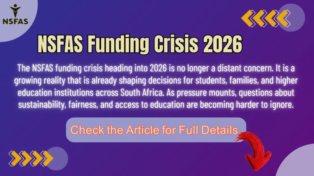NSFAS Funding Crisis 2026 Aid For Thousands of Students