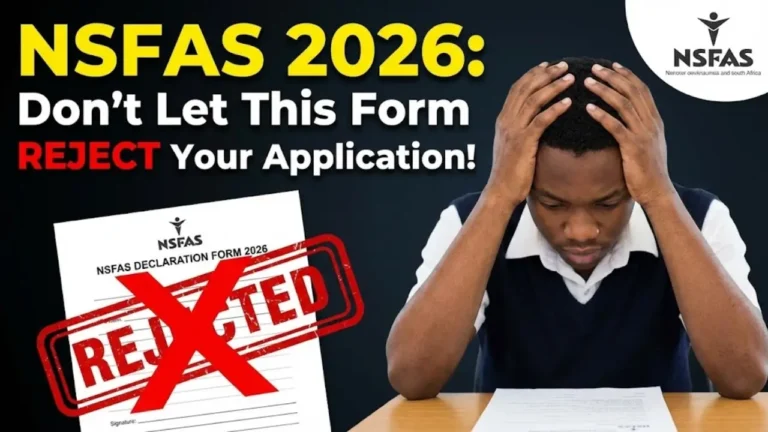 NSFAS Declaration Form 2026 (Step-By-Step) Full Details