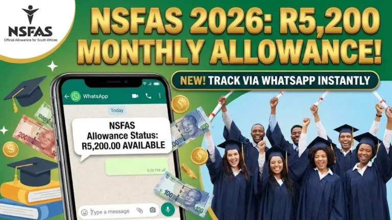 How to Received NSFAS 2026 Allowance Payment R5,200
