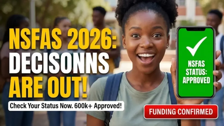 NSFAS Processes 2026 Funding Applications Step by Step
