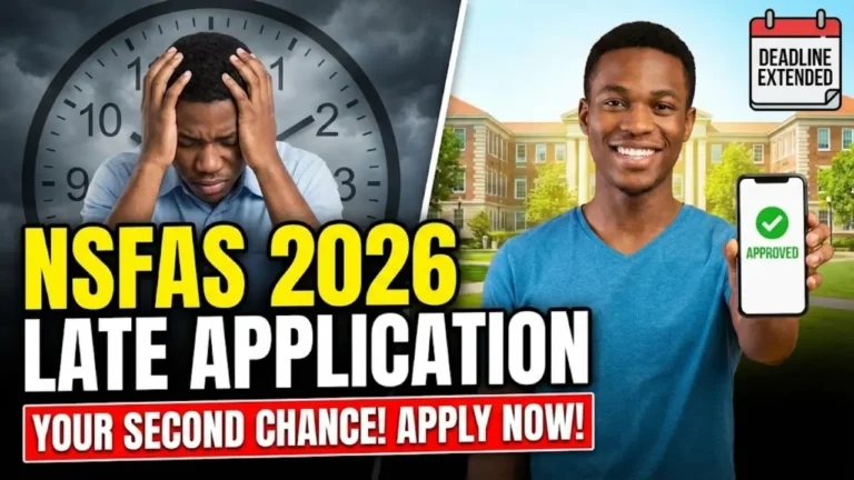 NSFAS 2026 Late Application Issue Check Correct Required Documents and Eligibility Criteria
