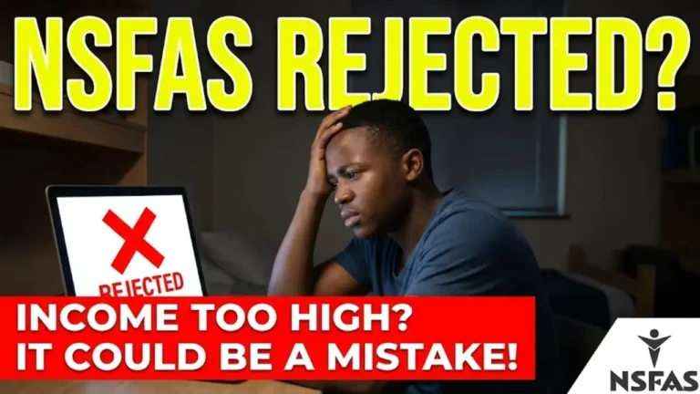 NSFAS Application Rejected & Check Login Problems and Easy Solutions Step by Step