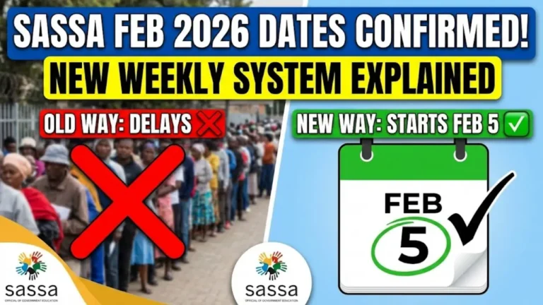 Sassa February Payment Schedule Released Check Weekly Schedule for Pension Disability R350