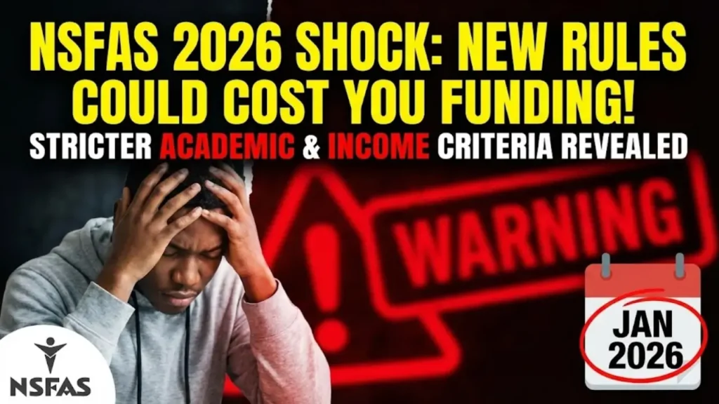 NSFAS Eligibility Criteria Announced Details of the New Rules In january 2026