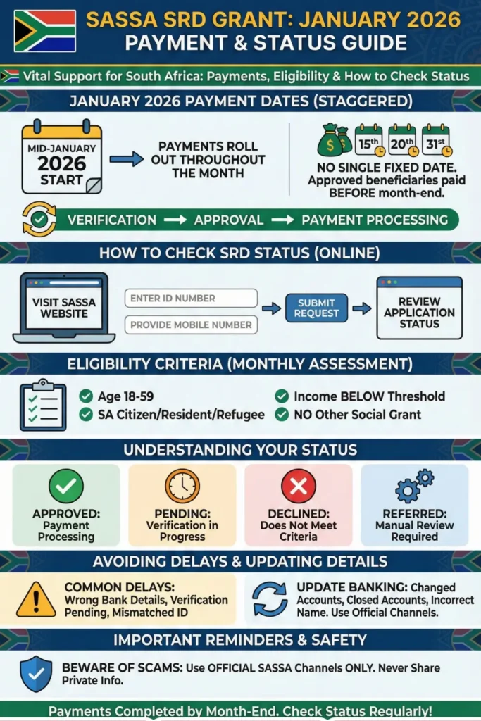 SASSA SRD Grant Status Check Process 2026 Check Eligibility Step-by-Step 