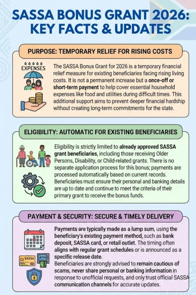 SASSA Bonus Grant Changes Check Payment Timing And what is Required to be Eligible? Full Details