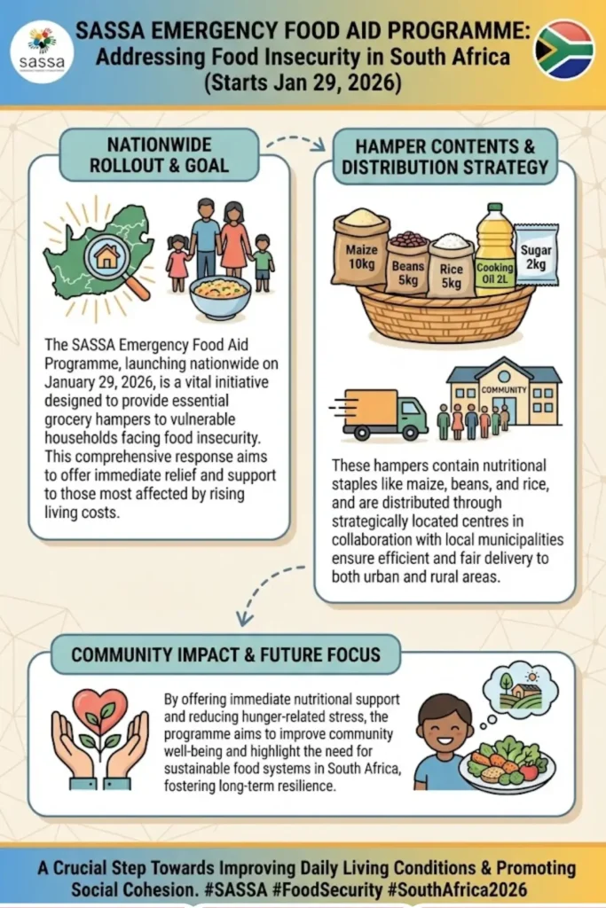 January 29 Marks Start of SASSA Food Aid Distribution Nationwide Here’s What You Need to Know