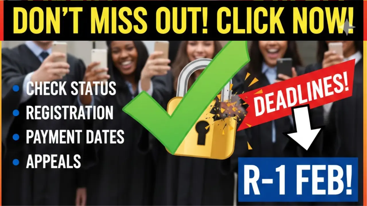 NSFAS 2026 Applications Finalised Status Check Online & Check Complete Funding Details