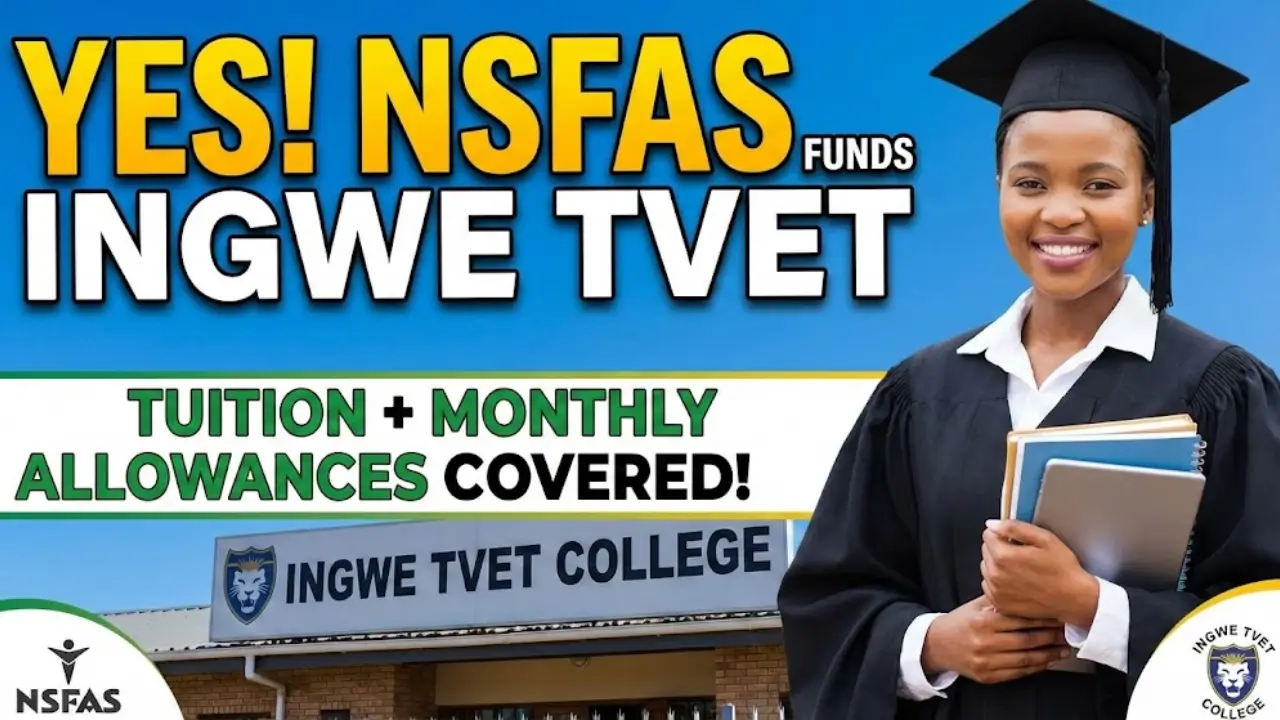 Will NSFAS Provide Funding For Courses to Ingwe TVET College? Great News For Students in South Africa