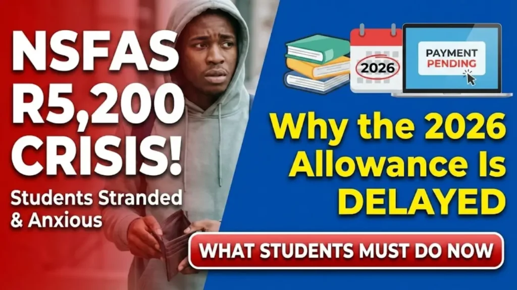 NSFAS R5200 Delay 2026 If You are Having any Problems with Your Funding, you Should Review the Situation