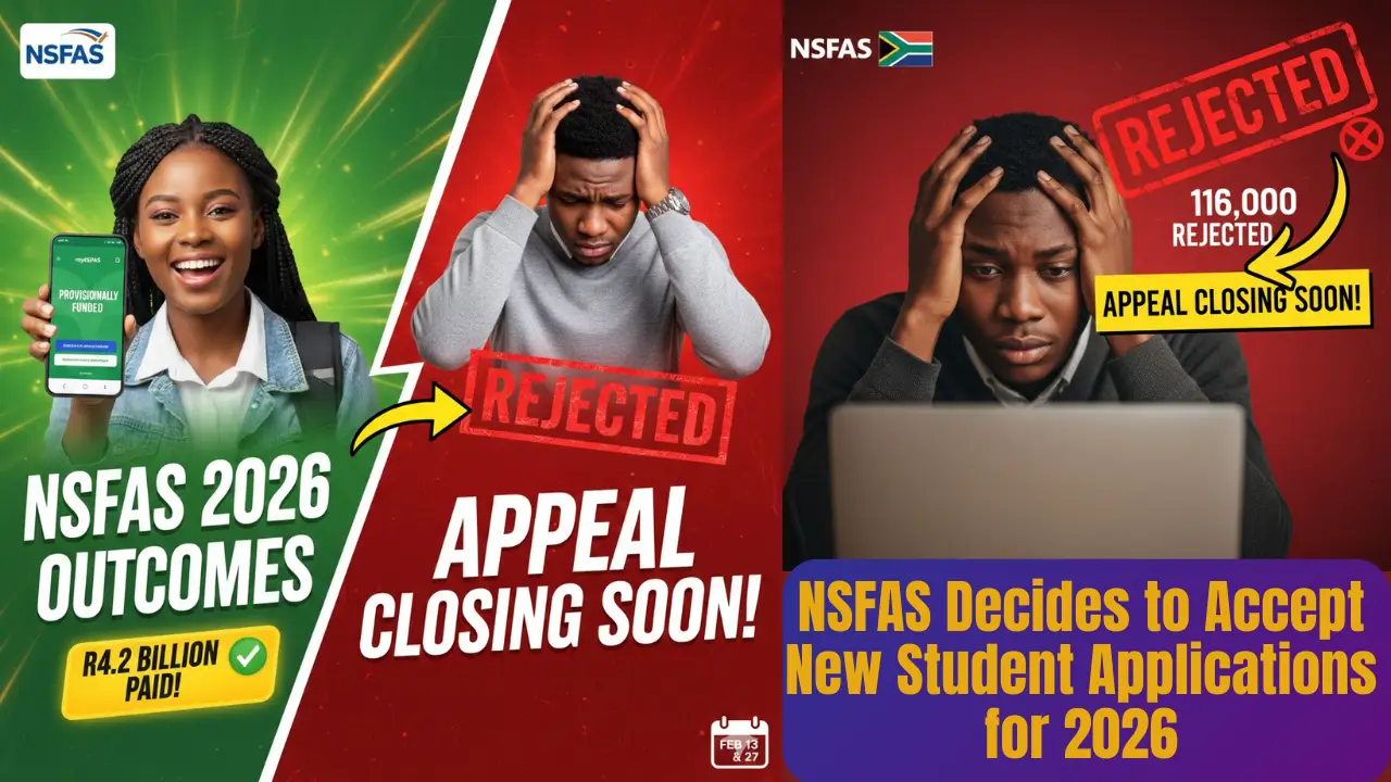 NSFAS Decides to Accept New Student Applications for 2026 Children Approved 660,039