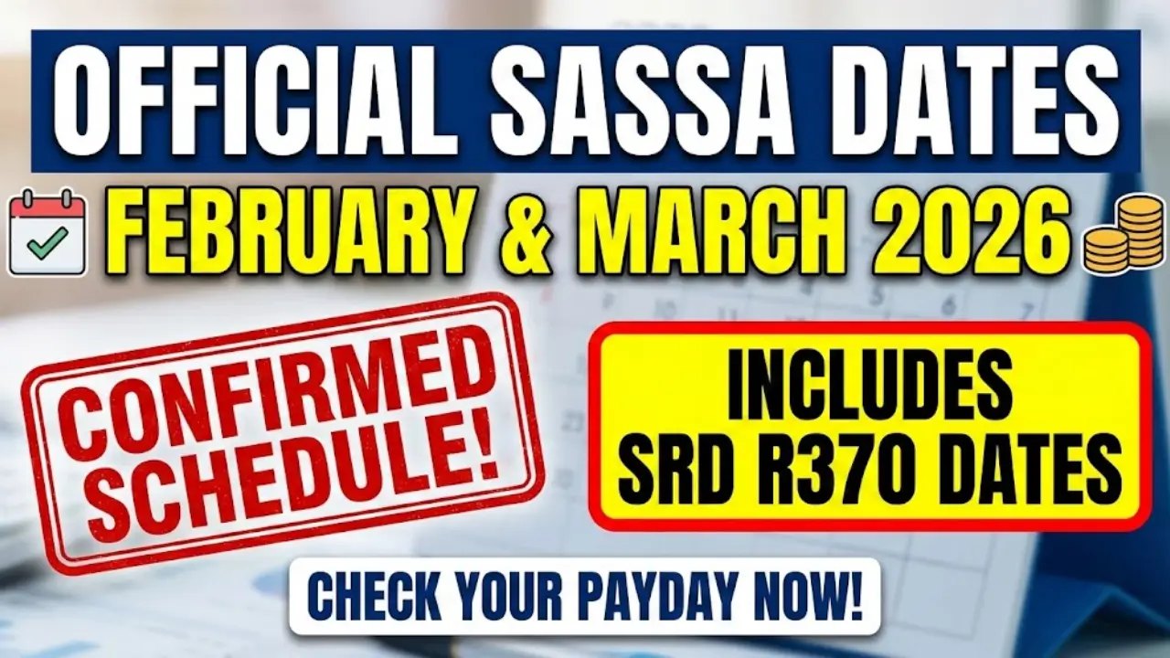 SASSA Payment Date for SRD R370 Grant Check Full Schedule February – March Funding