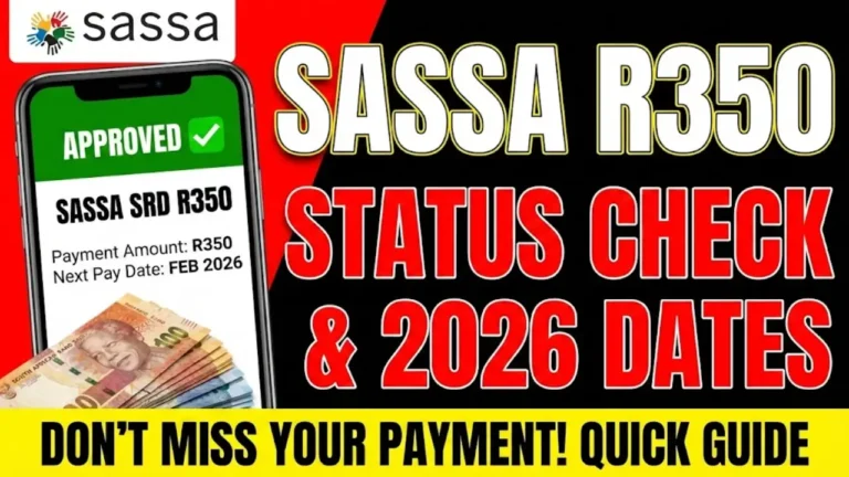 SASSA Status Check for R350 Payment Dates Check Online