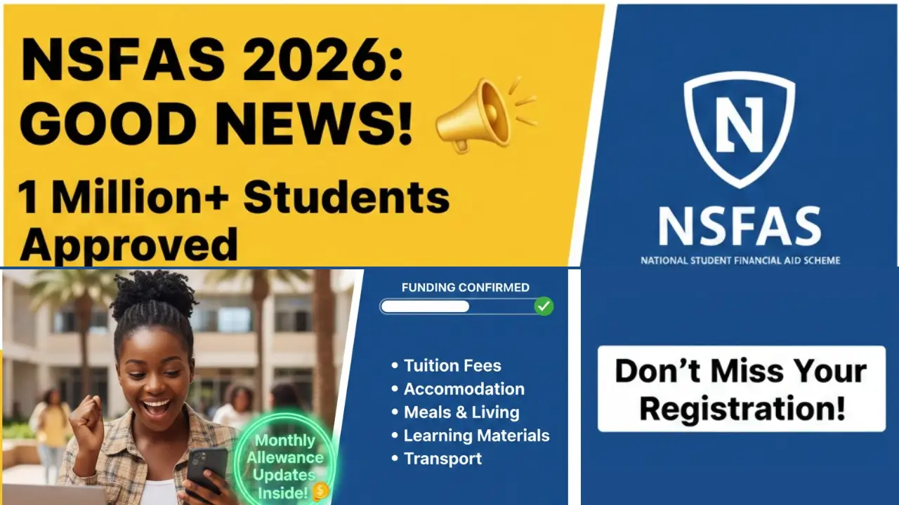 NSFAS Monthly Allowance 2026 Explained Check Appeal Process for Rejected or Incomplete Applications