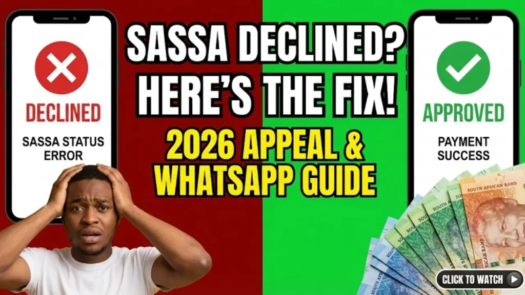 SASSA Appeal For Declined Months Check Online SASSA Status Through WhatsApp, SMS, or Call