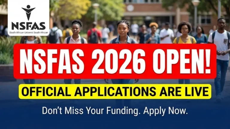 NSFAS 2026 Applications Now Open Check Final Feedback and Registration