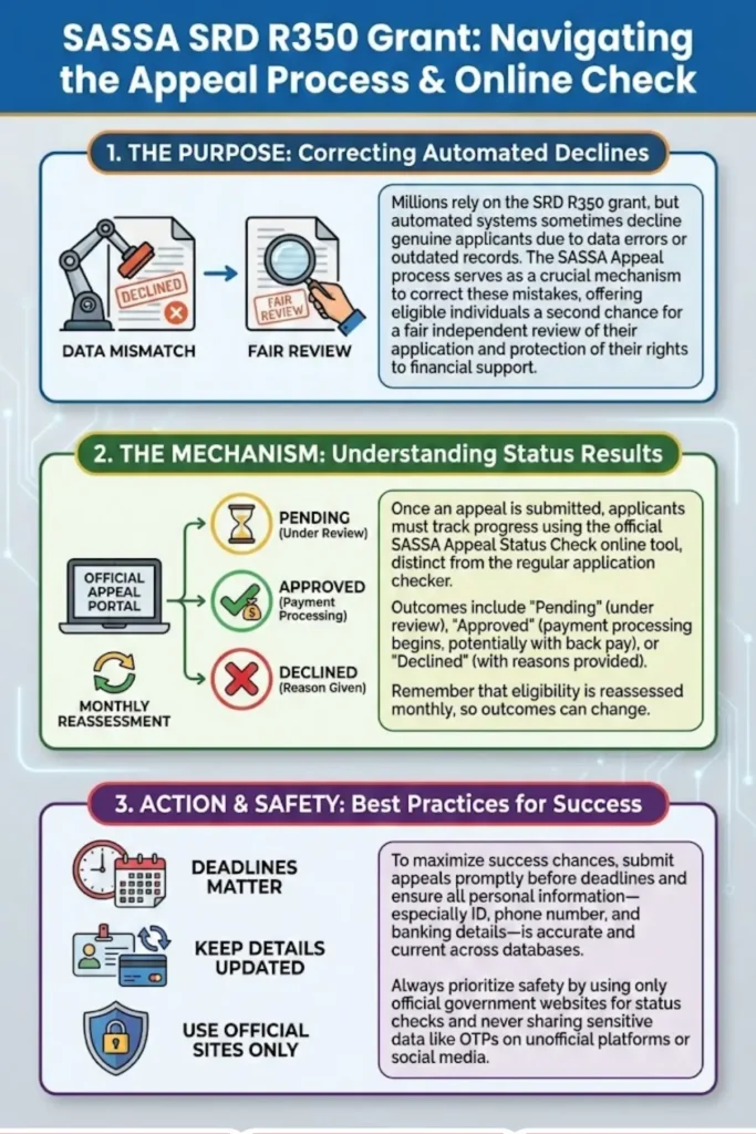 SASSA Appeal Online Check & Check Track Your R350 Payment