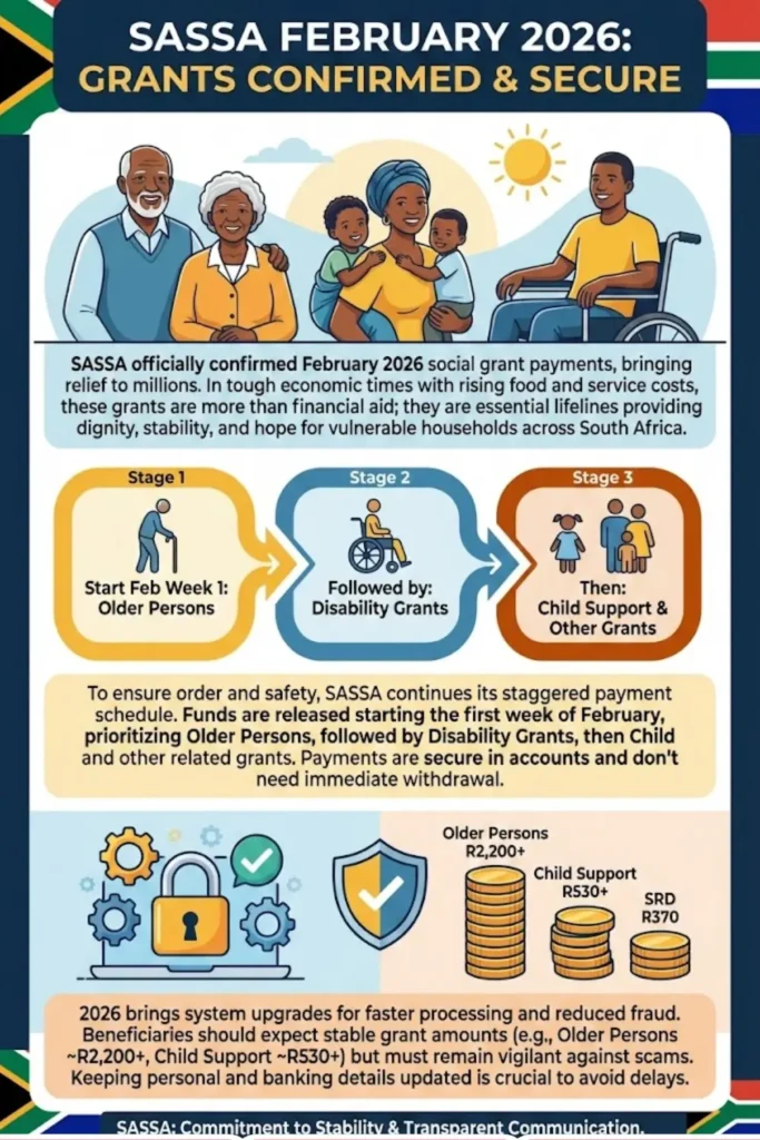 Details of Grants Awarded in SASSA 2026 Child Support, Pension and SRD Payments