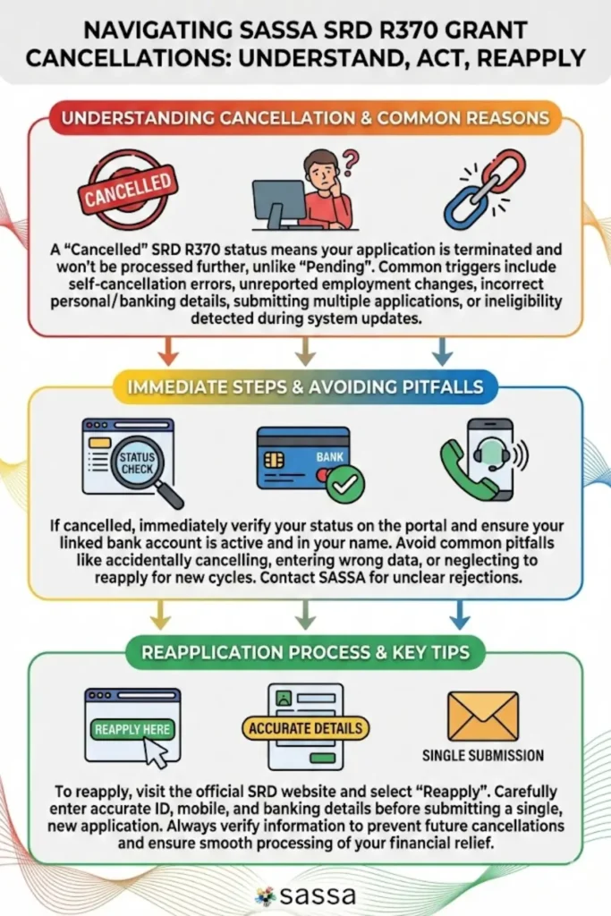 SASSA Cancelled Status 2026 How to Reapply After Cancellation
